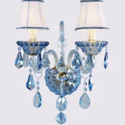 Elegant Crystal Wall Sconces - Luxury European Lighting