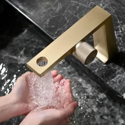 Elegant Dual Control Bathroom Faucet - Touch Design