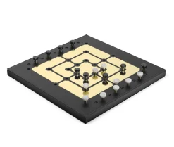 Elegant Gold Mill Game Set for Endless Fun