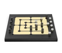 Elegant Gold Mill Game Set for Endless Fun