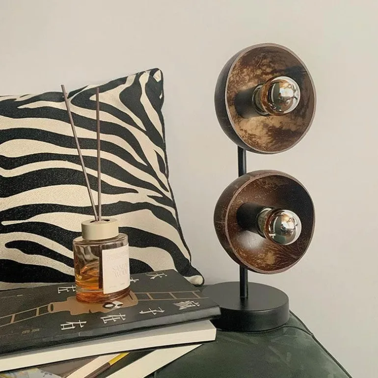 Elegant Mystic Dual Table Lamp - Stylish Lighting Decor