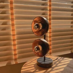 Elegant Mystic Dual Table Lamp - Stylish Lighting Decor