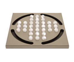 Elegant Pearl Pawn Peg Solitaire Game