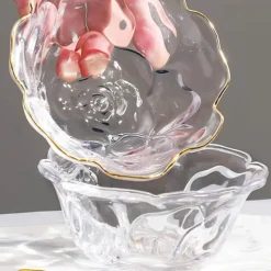 Elegante Blumenschale aus Glas – dekorative Schale für den Mittelpunkt