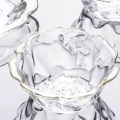 Elegante Blumenschale aus Glas – dekorative Schale für den Mittelpunkt