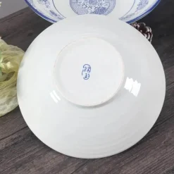 Elegante Fischschale aus Keramik – perfekt für Suppenreis und Serviergerichte