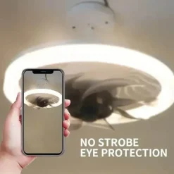 Elegante 3-in-1-Ventilatorlampe mit Fernbedienung – geräuschloses Design