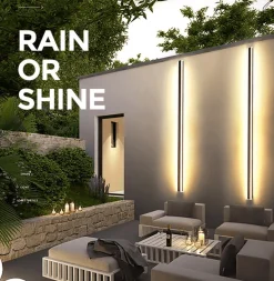 Elegante LED-Wandleuchte – Langes Streifendesign für modernes Dekor