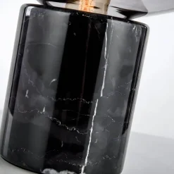 Elegante Marmor-Tischlampe – Moderne Wohnraumbeleuchtung