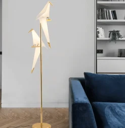 Elegante Paradisaeidae Stehleuchte - Dekorative Beleuchtungsvorrichtung