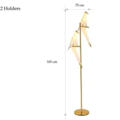 Elegante Paradisaeidae Stehleuchte - Dekorative Beleuchtungsvorrichtung