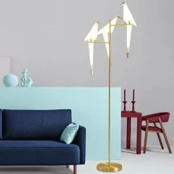 Elegante Paradisaeidae Stehleuchte - Dekorative Beleuchtungsvorrichtung