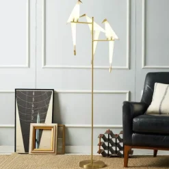 Elegante Paradisaeidae Stehleuchte - Dekorative Beleuchtungsvorrichtung