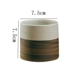 Elegante Retro-Keramiktasse - Teetasse im japanischen Stil