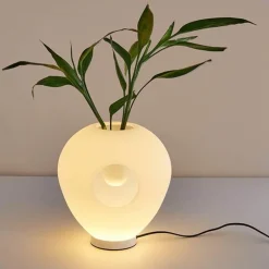 Elegante Vasen-Tischlampe – Kreatives Glasdesign