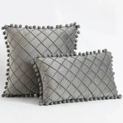 Eleganter Diamond Luxe Dekorativer Kissenbezug - Kissenhülle