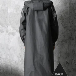 Eleganter dicker Unisex-Regenmantel mit Kapuze