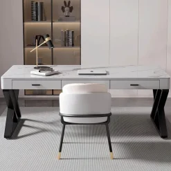 Eleganter moderner Büroschreibtisch – Stilvolle Arbeitsplatzmöbel