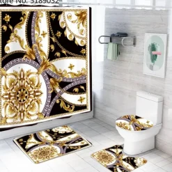 Elegantes Duschvorhang-Set – Allure Badezimmerdekor