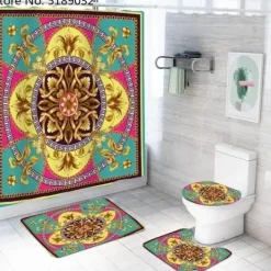 Elegantes Duschvorhang-Set – Allure Badezimmerdekor