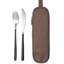 Elegantes Edelstahl-Geschirrset – Premium-Essbesteck