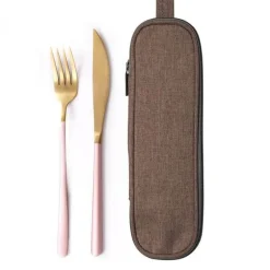 Elegantes Edelstahl-Geschirrset – Premium-Essbesteck