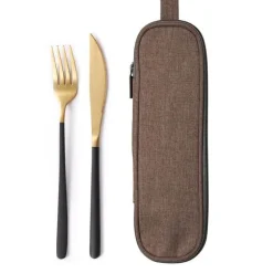 Elegantes Edelstahl-Geschirrset – Premium-Essbesteck