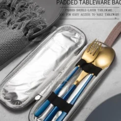 Elegantes Edelstahl-Geschirrset – Premium-Essbesteck