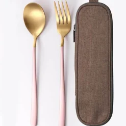 Elegantes Edelstahl-Geschirrset – Premium-Essbesteck