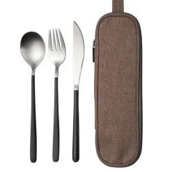 Elegantes Edelstahl-Geschirrset – Premium-Essbesteck