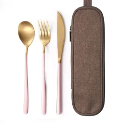 Elegantes Edelstahl-Geschirrset – Premium-Essbesteck