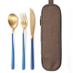 Elegantes Edelstahl-Geschirrset – Premium-Essbesteck