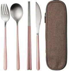 Elegantes Edelstahl-Geschirrset – Premium-Essbesteck