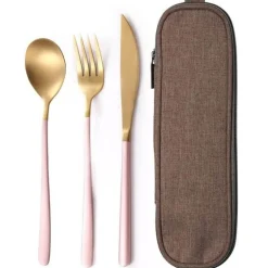 Elegantes Edelstahl-Geschirrset – Premium-Essbesteck