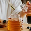 Elegantes Honigglas - Vorratsbehälter aus Glas