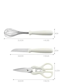 Elegantes Küchenwerkzeug-Set – langlebige, unverzichtbare Kochutensilien