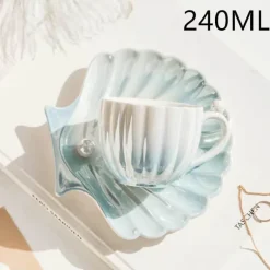 Elegantes Porzellantassen-Set – Luxuriöses Kaffee- und Tee-Trinkgeschirr-Geschenk