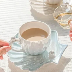 Elegantes Porzellantassen-Set – Luxuriöses Kaffee- und Tee-Trinkgeschirr-Geschenk