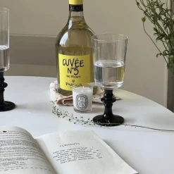 Elegantes Rotweinkelch-Set – Champagner-Trinkgeschirr aus Kristall für Hochzeiten