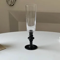 Elegantes Rotweinkelch-Set – Champagner-Trinkgeschirr aus Kristall für Hochzeiten