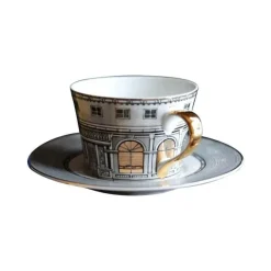 Elegantes Schwanen-Geschirrset - Ess-Set für vier Personen