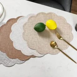 Elegantes Weihnachts-Tischset-Untersetzer-Set – Weihnachts-Esszimmerdekor