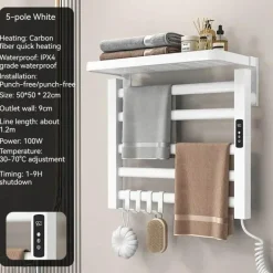 Elektrisch beheizter Handtuchhalter - Intelligenter Organizer-Trockner