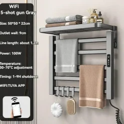 Elektrisch beheizter Handtuchhalter - Intelligenter Organizer-Trockner