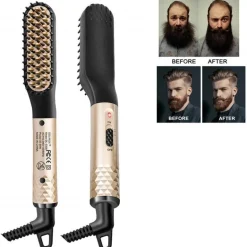 Elektrische Bartglätterbürste – Multifunktionales Pflegewerkzeug