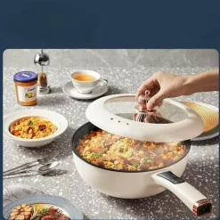 Elektrische Bratpfanne – Antihaft-Easy-Cooker-Pfanne