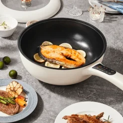 Elektrische Bratpfanne – Antihaft-Easy-Cooker-Pfanne