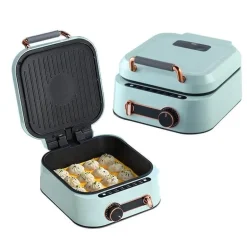 Elektrische doppelseitige Backform – Vielseitiger Grill-Kocher zum Wenden