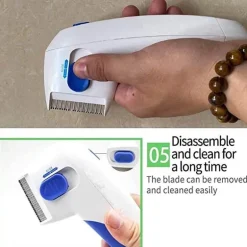 Elektrische Floh- und Läuseentfernungsbürste - Haustierpflegewerkzeug