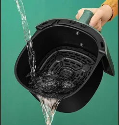 Elektrische Mini-Heißluftfritteuse – 3 l, ölfreies Gerät zum gesunden Kochen